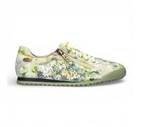 Laura Vita Donna Tivanao-05 Giallo Floreale Zip Allacciate Sneaker Scarpe Moda