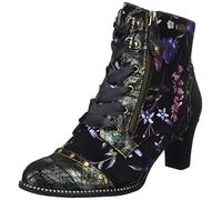 LAURA VITA Elcodieo 08, Ankle Boot Donna, Blu, 35 EU