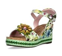 Laura Vita FACYO 75 Sandali da donna, verde, 36 EU