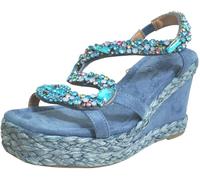 Laura Vita Sandali donna MARIEO13, blu, 40 EU