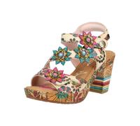 Laura Vita Sandalo beige / blu / giallo Donna Laura Vita 41