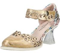 Laura Vita Scarpe col Tacco da Donna Eloiseo 34, Numero:38 EU, Colore:Oro