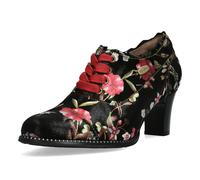 Laura Vita Scarpe Donna In Pelle Stringate Con Motivo A Fiori Elcodieo 231