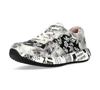 Laura Vita Scarpe Stringata Sneaker Donna Burton 05, Numero:39 EU, Colore:Argento