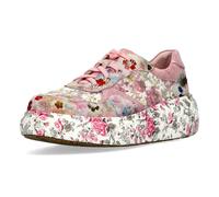 Laura Vita Sneaker Donna Piattaforma SODAO 64 Mesh Fiore Verde Rosa
