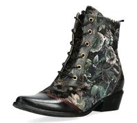 Laura Vita Stiefelette Donna Stivale Con Zip, Punta Rotonda, Block Tacco