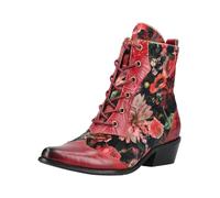 Laura Vita Stivaletto stringato colori misti / rosso Donna - Scarpe - Stivaletti - Stivaletti stringati Laura Vita 40