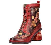 Laura Vita Stivaletto stringato giallo / verde scuro / rosa / rosso Donna Laura Vita 38