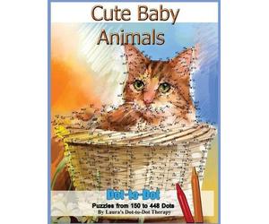 Laura's Dot to Dot Cute Baby Animals - Dot-to-Dot Puzzles from 150- (Tascabile)