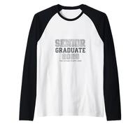 Laurea 2026 Bold Lettering Concetto Maglia con Maniche Raglan