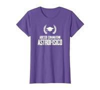 Laurea Astrofisica Divertente Frase Ironica Maglietta, Donna, Viola mélange, L