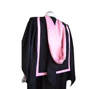 Laurea Cappuccio Completo Forma Pallido Rosa Confetto Università Diplomi Maestri