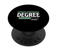 Laurea in psicologia forense Caricamento Studente universitario divertente PopSockets PopGrip Adesivo