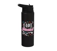 Laurea infermiera Ho ricevuto appuntato gioco di parole orgoglioso studente infermieristico Stainless Steel Insulated Water Bottle