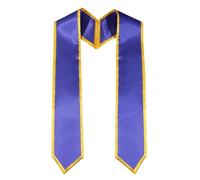 Laurea Onore Stola 175,3 cm Lunghezza Fascia di Laurea Stole Corali Clero Fascia Per Cerimonia Scuola Cerimonia Onore Stola Per Laureato, Sfondo blu., Taglia unica