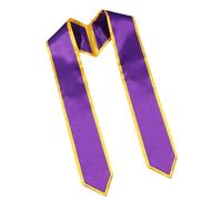 Laurea rubata - semplice comoda sciarpa in raso, studente laureato rubato | cerimonia d'onore per adulti Sash per laureati, accessorio accademico standard per uomini e donne, più elegante