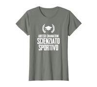 Laurea Scienze dello Sport Divertente Frase Maglietta