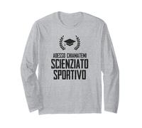 Laurea Scienze dello Sport Divertente Frase Scherzo Maglia a Manica