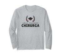 Laurea Specialistica Donna Laureata Chirurgia Generale Maglia a Manica