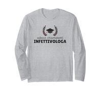 Laurea Specialistica Donna Laureata Malattie Infettive Maglia a Manica