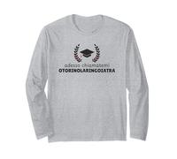 Laurea Specialistica Donna Laureata Otorinolaringoiatria Maglia a Manica