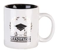 Laurea Tazza IN Ceramica Bianco E Nero Design Regalo IN Scatola - Scelta Design