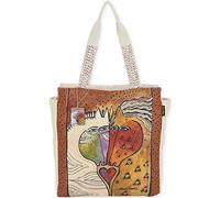 Laurel Burch Lovehorses Totes, Acrilico, Multicolore, 39.37x45.72x2.54 cm