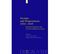 Laurel Cohen-Pfister Victims and Perpetrators: 1933-1945 (Copertina rigida)