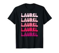 Laurel First Name Minimalist Design Maglietta