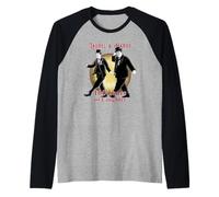 Laurel & Hardy 100 Anni di risate Commedia Classica Maglia con Maniche Raglan