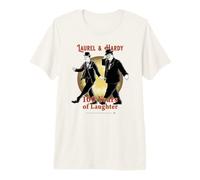 Laurel & Hardy 100 Anni di risate Commedia Classica Maglietta Premium