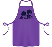 Laurel & Hardy Aka Pene E Doof Cotone Grembiule 100% Biologico