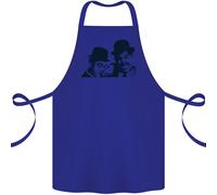 Laurel & Hardy Aka Pene E Doof Cotone Grembiule 100% Biologico