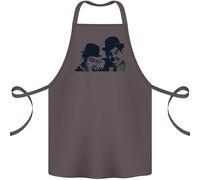 Laurel & Hardy Aka Pene E Doof Cotone Grembiule 100% Biologico