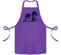 Laurel & Hardy Aka Pene E Doof Cotone Grembiule 100% Biologico