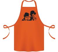 Laurel & Hardy Aka Pene E Doof Cotone Grembiule 100% Biologico