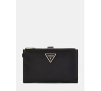 Guess Portafoglio Donna Laurel II Organizer a doppia zip Nero Taglia unica