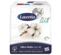 Silc ASSORBENTE LAURELLA PER DONNA IN COTONE ULTRA ALI NOTTE 10 PEZZI
