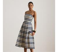 Ralph Lauren, ,Dresses ,Donna ,Blu ,XS Striped Midi Dress