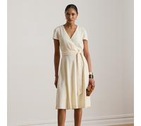 Lauren Abito in georgette con cintura 36 Cream