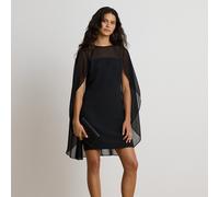 Lauren Abito in georgette con mantella 46 Black