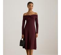 Lauren Abito ritorto a spalle scoperte 48 Red