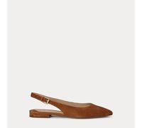 Lauren Ballerine slingback Londyn in camoscio EU 36.5 Brown