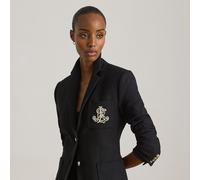 Lauren Blazer in jacquard con ricamo XXS Black