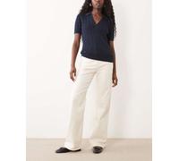 Lauren by Ralph Lauren jeans dritti e ampi color crema-Bianco W27