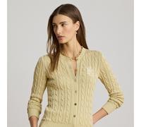 Ralph Lauren - Cardigan in maglia a trecce - - Knitwear - Donna - Beige - M