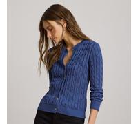 Lauren Cardigan a trecce in misto cotone M Purple