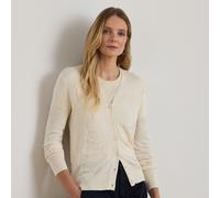 Lauren Cardigan con scollo a V motivo a cinture L Cream