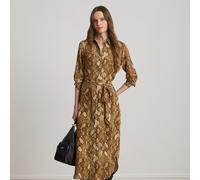 Lauren Chemisier in georgette stampa pitonata 54 Tan