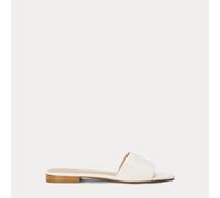 Lauren Ciabatte Everley in cuoio nappa EU 39.5 White